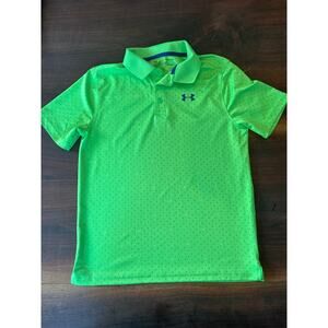 Under Armour, Loose Polo, Size YLG, Heat Gear